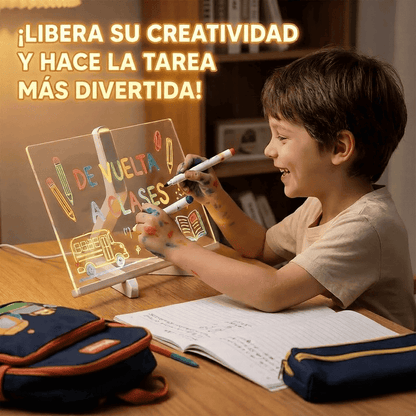 El Tablero LED Mágico 💦 + Plumones magicos ✒️: El regreso a clases perfecto 👌.