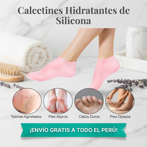 3x Medias de Silicona SPA🦶: Elimina piel seca y grietas.