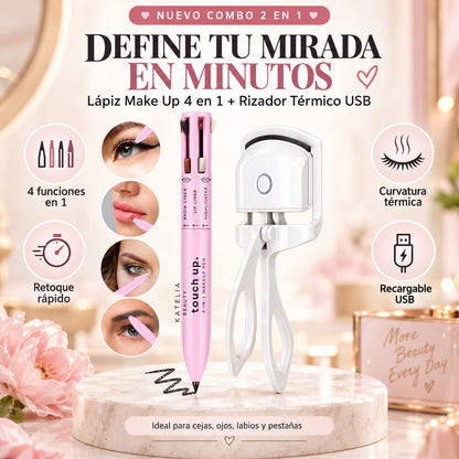 COMBO MIRADA EXPRESS 2 EN 1: MAQUILLA, DEFINE Y RIZA ✨