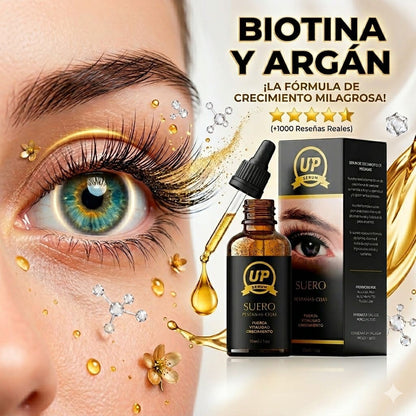 Suero UP® 3 en 1: Alargamiento de Pestañas, Cejas y Barba - 30ml