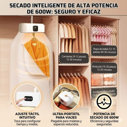 MAQUINA SECADORA DE ROPA PORTATIL