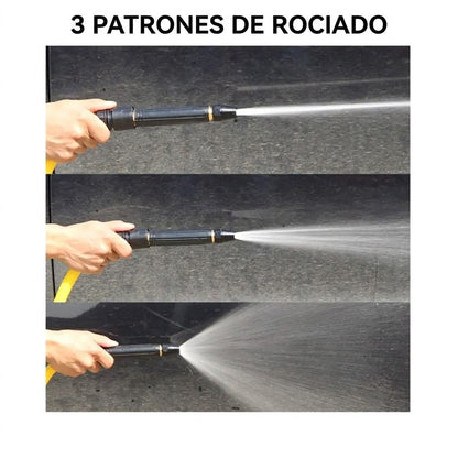 PRESIÓN DE AGUA ROSH 3-en-1, la Potencia de una Hidrolavadora en tu Manguera