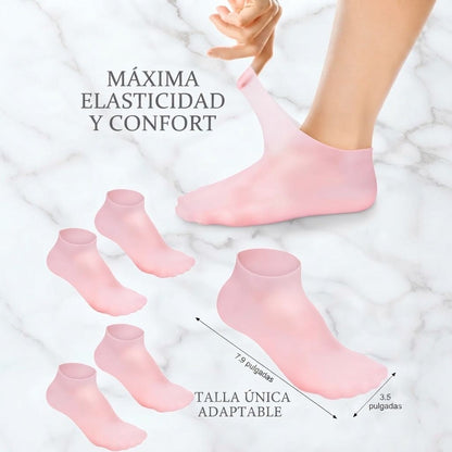 3x Medias de Silicona SPA🦶: Elimina piel seca y grietas.