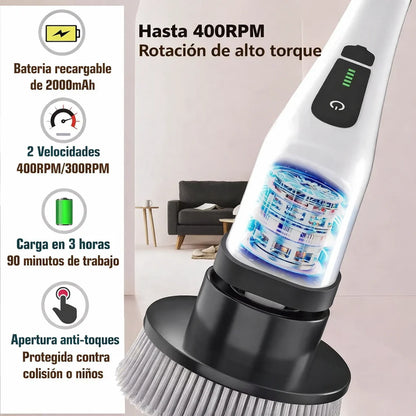 Cepillo de Limpieza Electronico Multifuncional 9 en 1