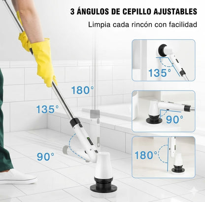 Cepillo de Limpieza Electronico Multifuncional 9 en 1