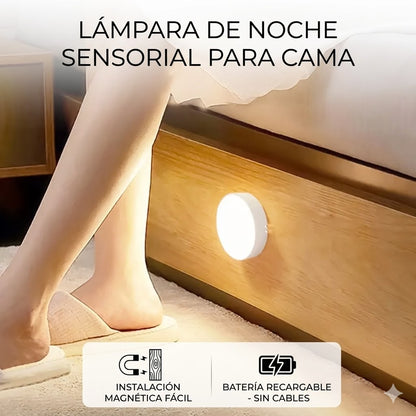 PACK DE 4 FOCO LÁMPARA LED CON SENSOR DE MOVIMIENTO