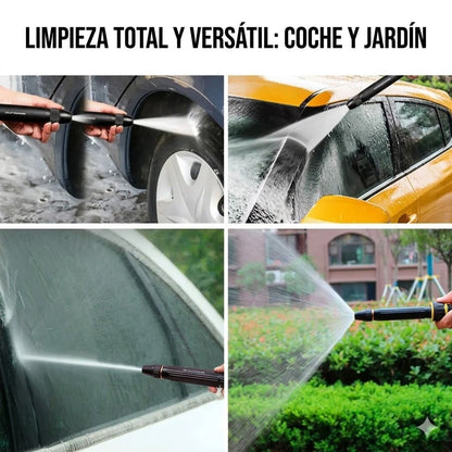 PRESIÓN DE AGUA ROSH 3-en-1, la Potencia de una Hidrolavadora en tu Manguera