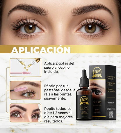 Suero UP® 3 en 1: Alargamiento de Pestañas, Cejas y Barba - 30ml