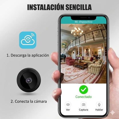 Mini Cámara A9 - Video HD + Audio integrado. 🎥👂