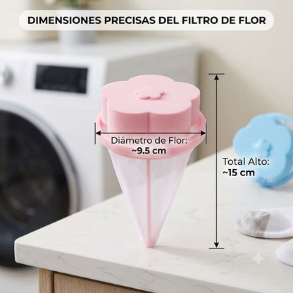 3x Filtro para Lavadora 🧺:  Adiós a los pelos y pelusas de tu ropa 👕