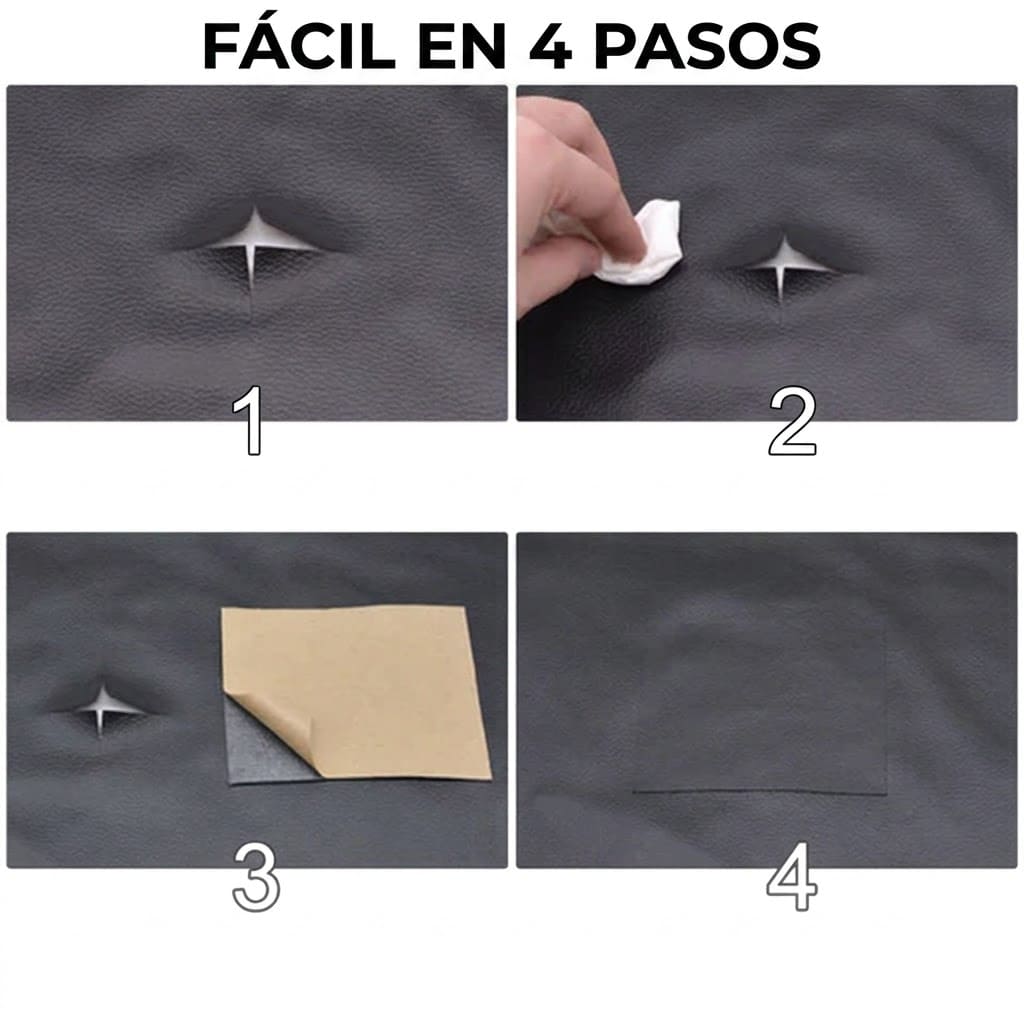 PARCHE REPADOR DE CUERO - Solución rapida y sin complicaciones