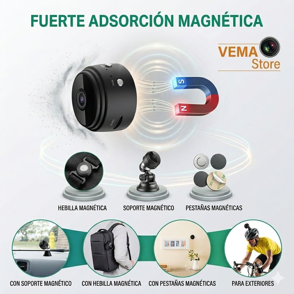 Kit Seguridad Total: Localizador Inteligente + Cámara Espia A9 (GRATIS)