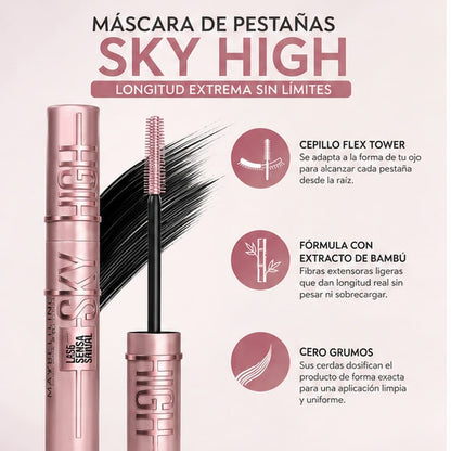 Combo Pestañas Perfectas: Máscara Sky High + Rizador Eléctrico 🎁