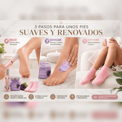 Combo SPA 3 en 1: ¡Recupera la suavidad en minutos! 🦶