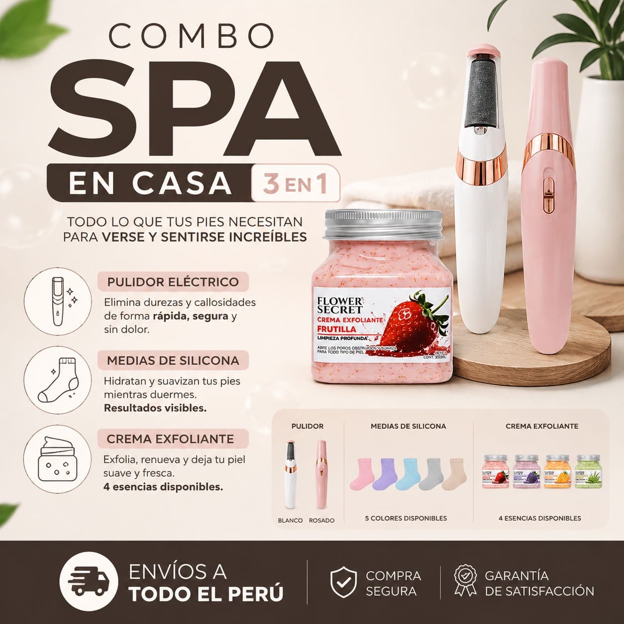 Combo SPA 3 en 1: ¡Recupera la suavidad en minutos! 🦶