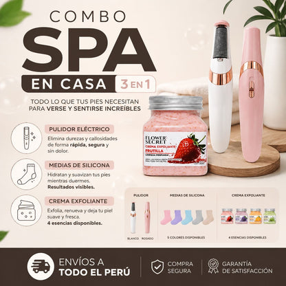 Combo SPA 3 en 1: ¡Recupera la suavidad en minutos! 🦶