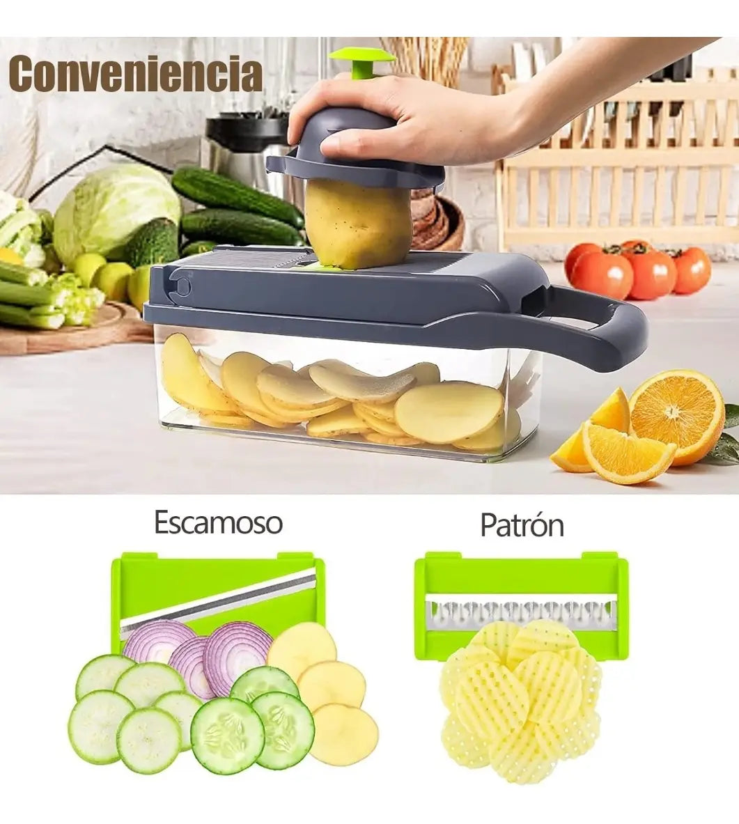 Set Picador de Alimentos Multifuncional 14 en 1