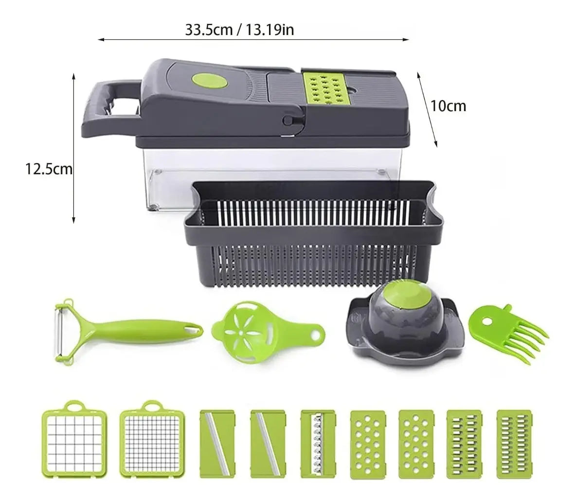 Set Picador de Alimentos Multifuncional 14 en 1
