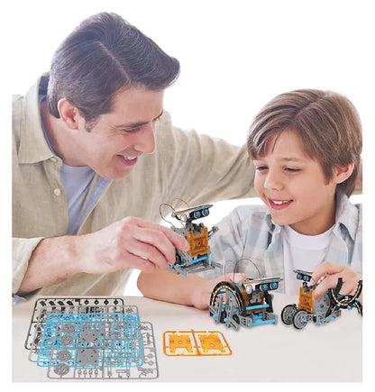 Kit Robot Solar 12 en 1: ¡Diversión Infinita sin Pilas! ☀️