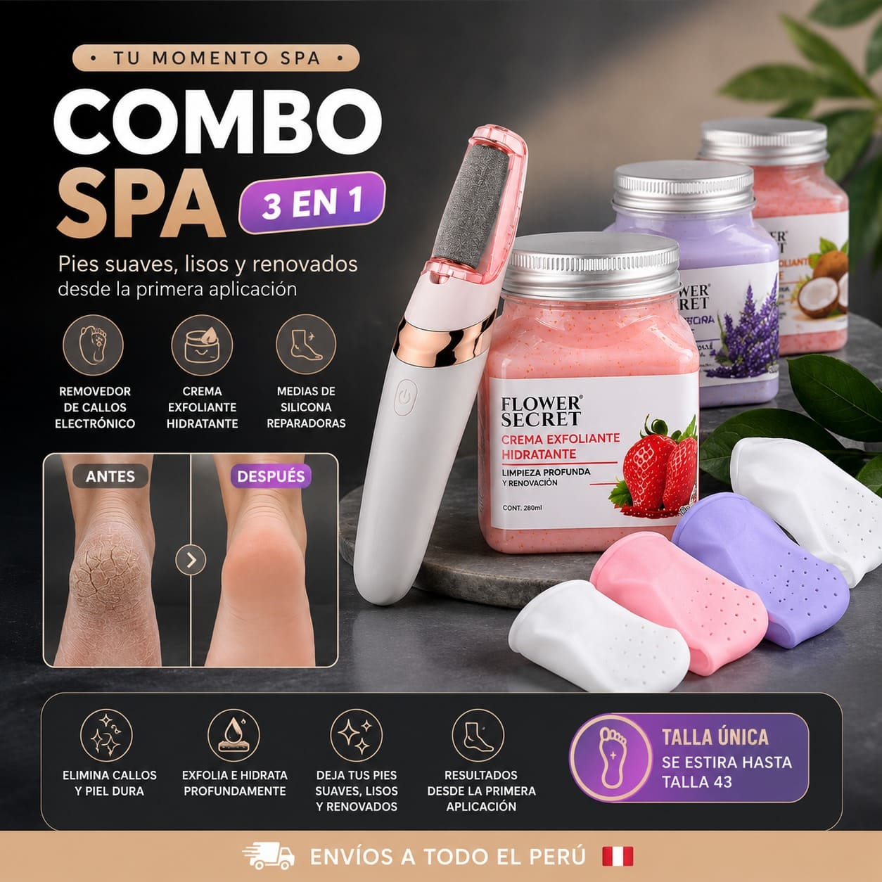 Elige tu kit SPA: ¡Recupera la suavidad de tus pies en minutos!