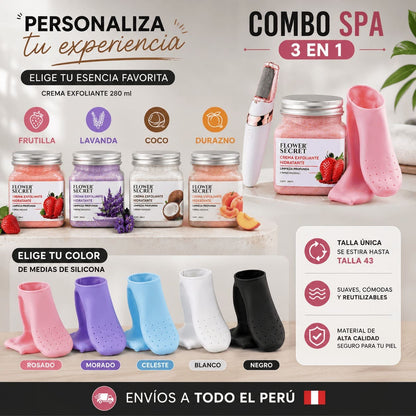 Combo SPA 3 en 1: ¡Recupera la suavidad en minutos! 🦶