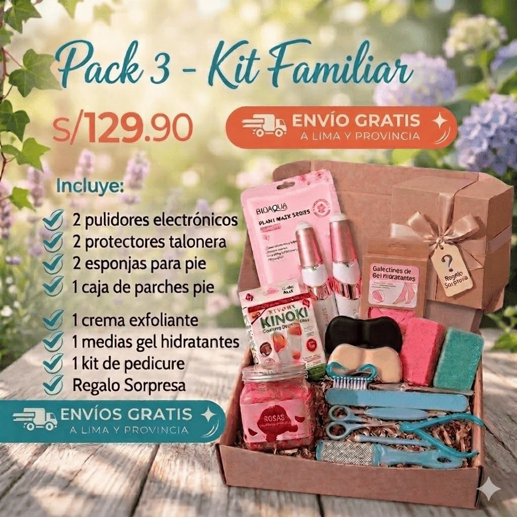 Tu Kit SPA en Casa - 3 Packs 🛒 Una Solución + Regalo Sorpresa 🎁