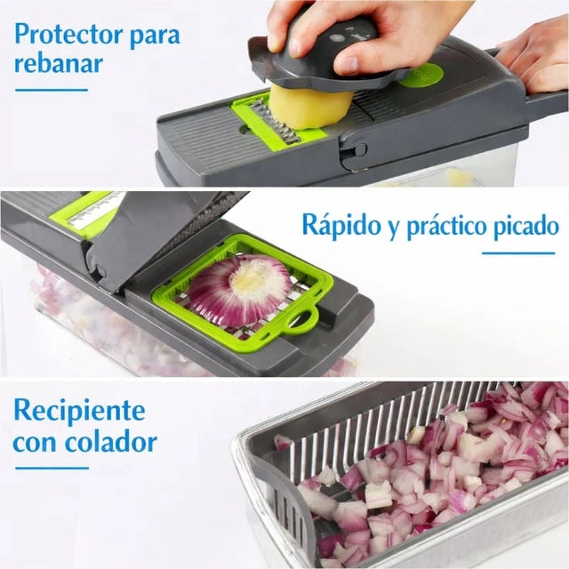 Set Picador de Alimentos Multifuncional 14 en 1