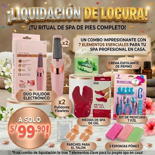 RENACE TUS PIES: Tu SPA Completo en casa por fin a un precio de LOCURA