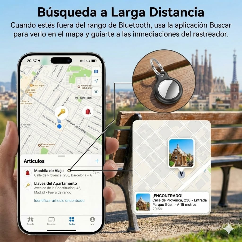 MINI RASTREADOR GPS INTELIGENTE: Ubicación Global, 100% discreto y seguro.