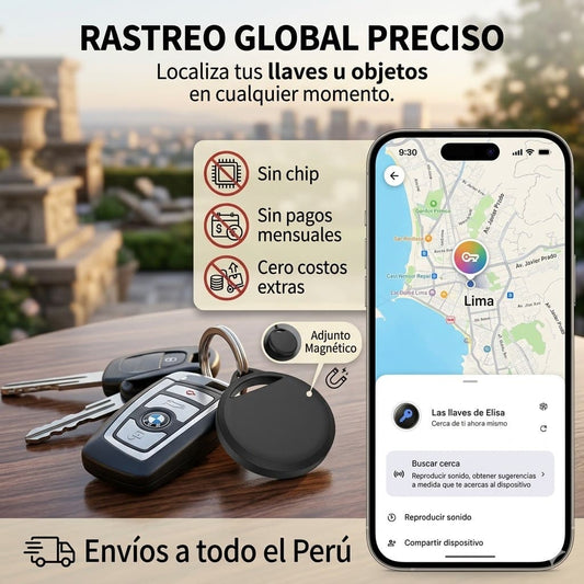 MINI RASTREADOR GPS INTELIGENTE: Ubicación Global, 100% discreto y seguro.