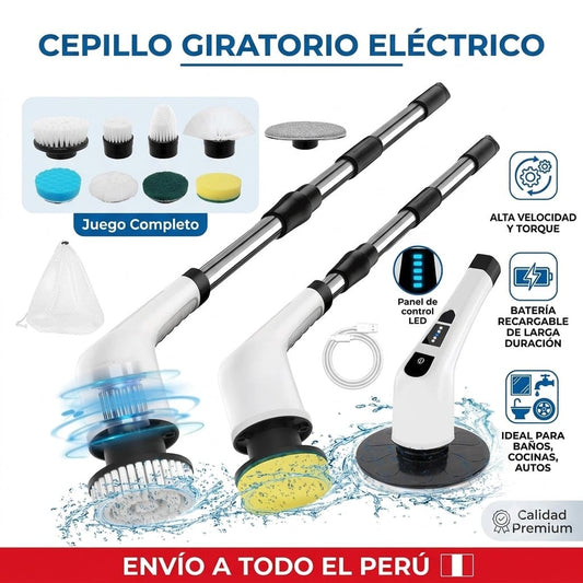 Cepillo de Limpieza Electronico Multifuncional 9 en 1