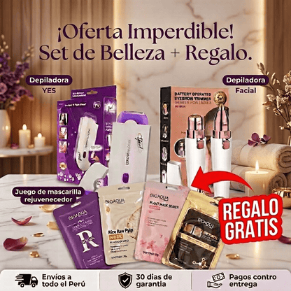 Pack Depilación Sin Dolor 🌸 + Kit de Mascarillas GRATIS 🎁